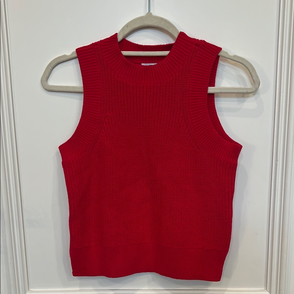 NWT 525 Demi High Crewneck Cotton tank. Size XS